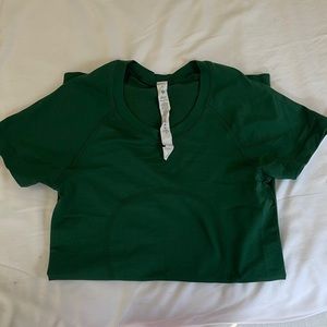 Forest green lululemon swiftly tech